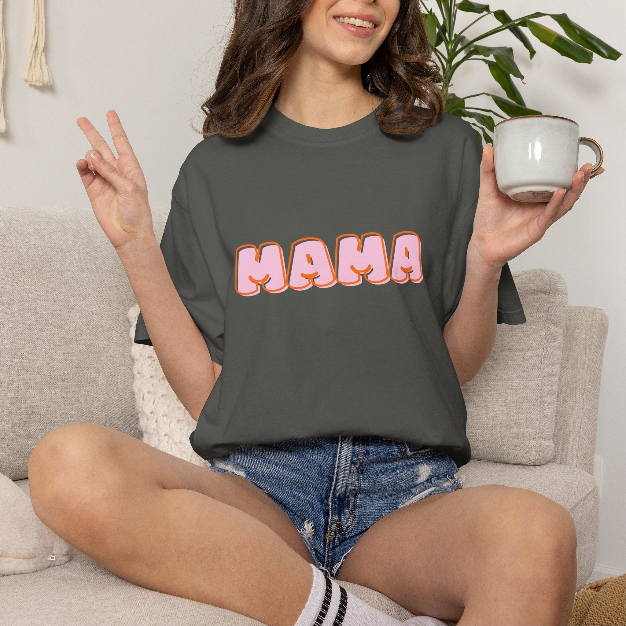 Mama Bubble Letter T-Shirt