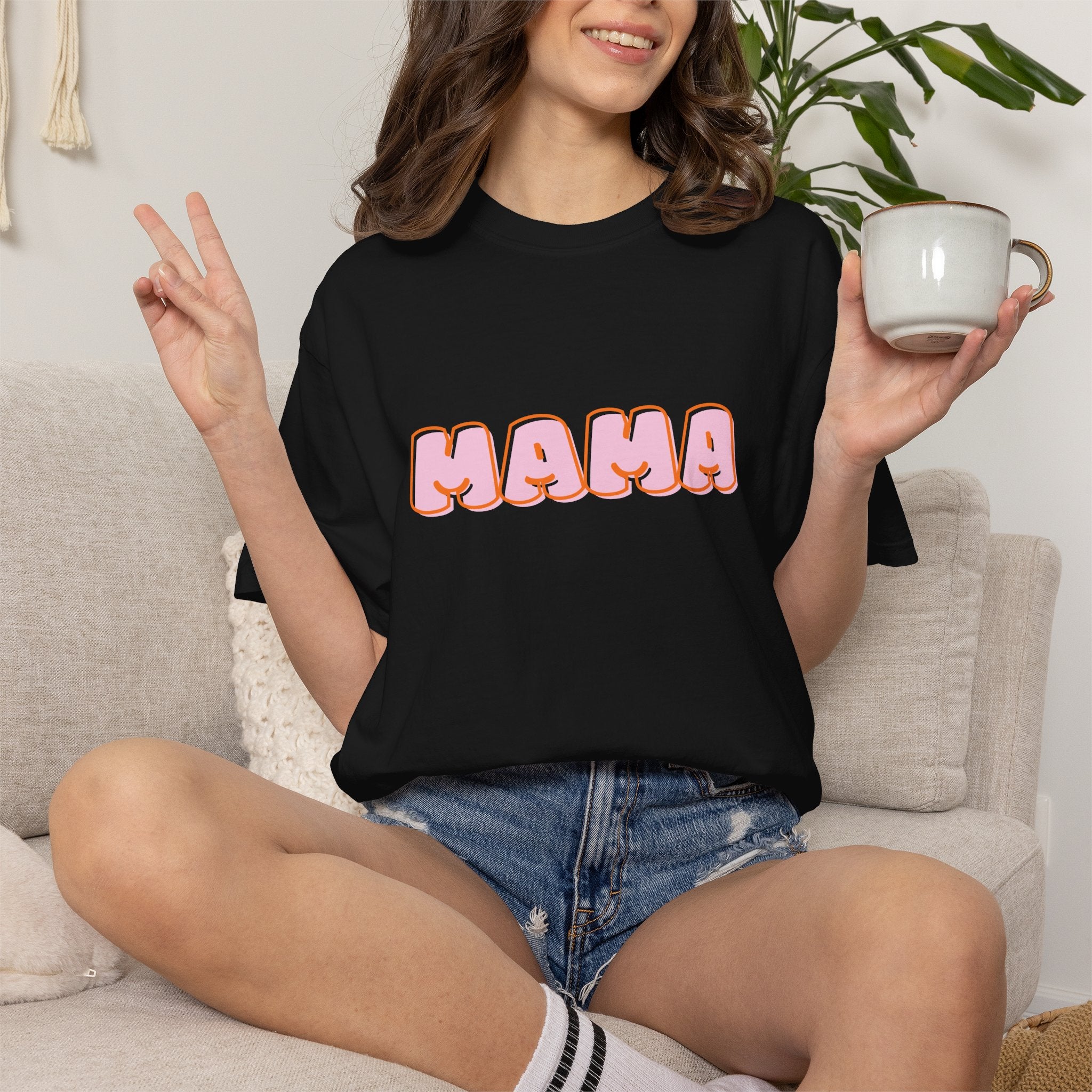 Mama Bubble Letter T-Shirt