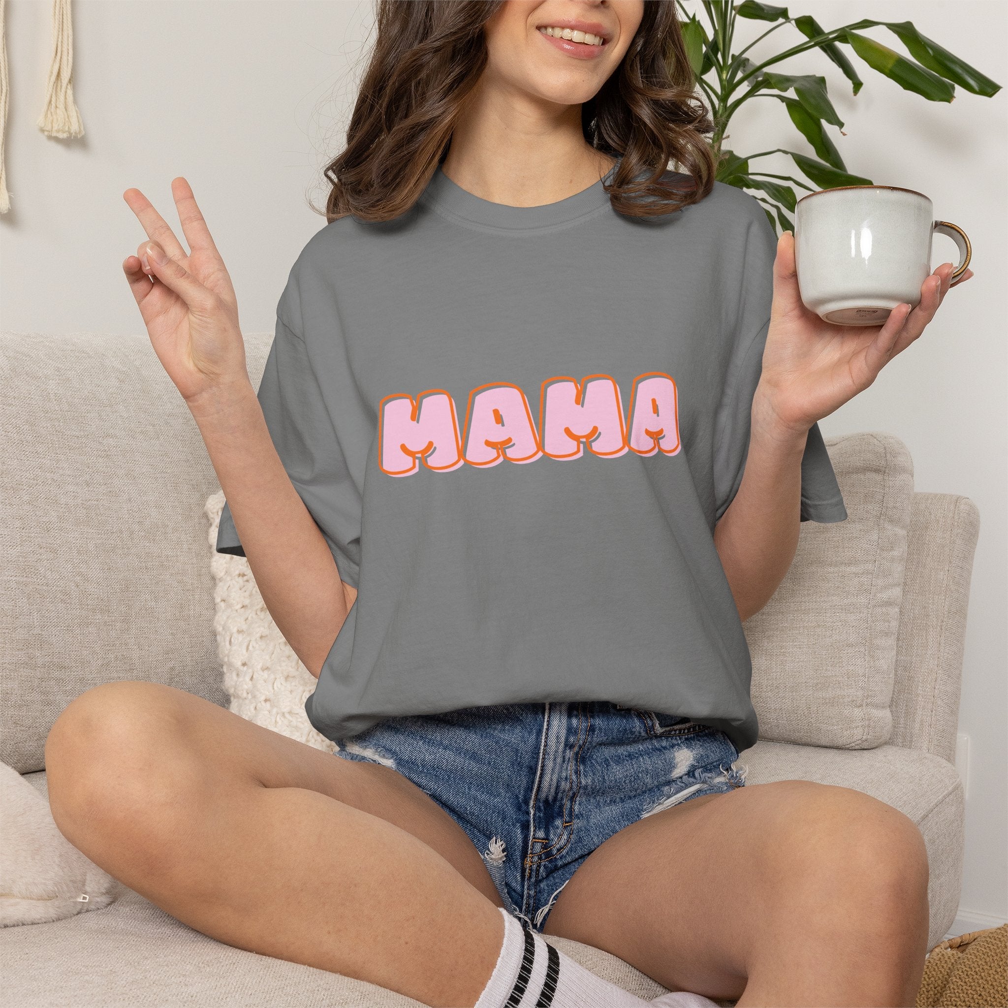 Mama Bubble Letter T-Shirt